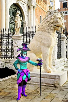 Costumes Prints: Carneval Costumes, Veneto, Venice, Italy