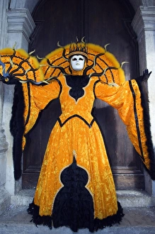 Continental Gallery: Carnival People in Costumes and Masks