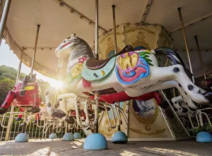 Carousel at Bernardine Garden, Vilnius, Lithuania