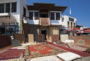 Stores Prints: Carpet Shops in Marmaris, Aegean, Turquoise Coast, Turkey