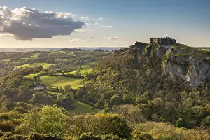 Narrowboat Prints: Carreg Cennen Castle in Bannau Brycheiniog (Brecon Beacons) National Park
