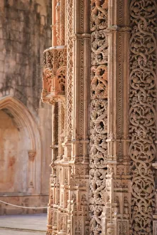 Carving details, Unfinished Chapels, Monastery of Santa Maria da Vitoria (UNESCO World