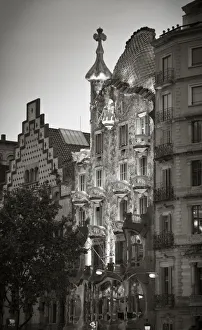 Casa Batllo (by Gaudi), Passeig de Gracia, Barcelona, Spain