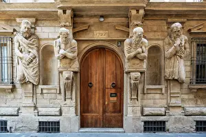 Architect Prints: Casa degli Omenoni historic palace dated 16th century, Milan, Lombardy, Italy