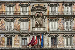 Images Dated 6th April 2018: Casa de la Panaderia building, Plaza Mayor, Madrid, Community of Madrid, Spain