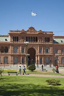 Images Dated 1st September 2008: Casa Rosada, Plaza de Mayo, Buenos Aires, Argentina