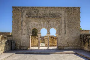 Moor Prints: Casa de Ya far, Medina Azahara archeological site, Cordoba, Andalusia, Spain