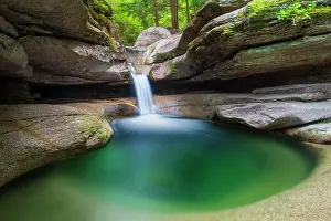 Rapids Prints: Cascade and punchbowl at Sabbaday Falls