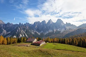 Stall Prints: Casera Vedorcia and Spalti di Toro group in autumn