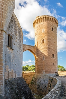 Sightseeing Destination Prints: Castell de Belver, Palma de Mallorca, Mallorca, Balearic Islands, Spain