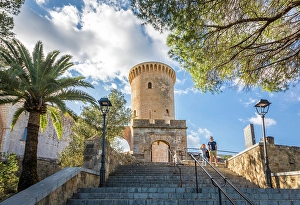 Sightseeing Destination Prints: Castell de Belver, Palma de Mallorca, Mallorca, Balearic Islands, Spain