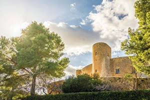 Sightseeing Destination Prints: Castell de Belver, Palma de Mallorca, Mallorca, Balearic Islands, Spain