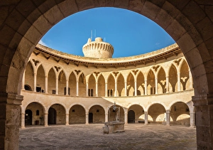 Sightseeing Destination Prints: Castell de Belver, Palma de Mallorca, Mallorca, Balearic Islands, Spain