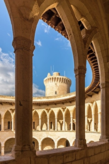 South Prints: Castell de Belver, Palma de Mallorca, Mallorca, Balearic Islands, Spain