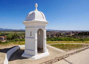 Military Prints: Castell de Sant Ferran, Sant Ferran Castle, a large military fortress