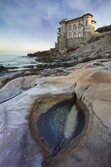 Castello Prints: Castello del Boccale at sunrise, Livorno, Tuscany, Italy