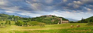 Hilltop Prints: Castelnuovo dell Abate & Sant Antimo Abbey, Tuscany, Italy