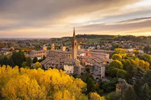 Castelvetro di Modena during autumn. Castelvetro di Modena, Modena province, Emilia Romagna, Italy