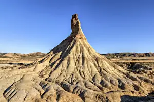 Northern Spain Prints: Castildetierra rock formation, Bardenas Reales badlands, Navarre, Spain