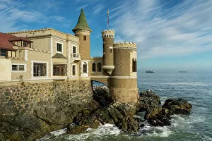 Images Dated 24th August 2022: Castillo Wullf, Vina del Mar, Valparaiso Province, Valparaiso Region, Chile
