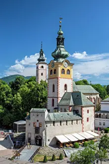 Slovakian Prints: Castle, Banska Bystrica, Slovakia