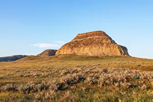 Saskatchewan Prints: Castle Butte, Big Beaver, Saskatchewan, Canada, North America