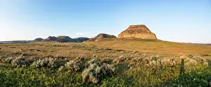 Saskatchewan Prints: Castle Butte, Big Beaver, Saskatchewan, Canada, North America