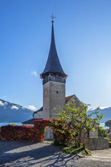 Castle Church of Spiez castle, Spiez, Berner Oberland, Switzerland