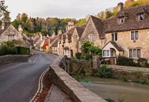 Wiltshire Prints: Castle Combe, often named as the prettiest village in England