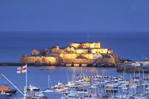 Castle Cornet And The Harbour, St. Peter Port, Guernsey, Channel Islands