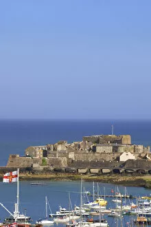 Images Dated 31st July 2015: Castle Cornet And The Harbour, St. Peter Port, Guernsey, Channel Islands