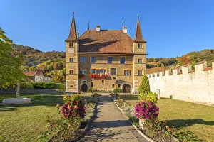 Castle of Cressier, Neuchatel, Switzerland