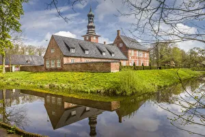 Castle in front of Husum, North Friesland, Schleswig-Holstein