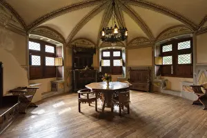 Architectures Prints: Castle of Introd, Vallee d Aoste, Italian alps, Italy