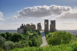 The castle of Montemor-o-Novo. Alentejo, Portugal