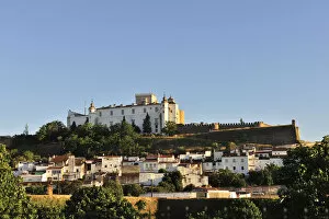 Images Dated 10th September 2013: The castle and the Pousada inside the walled village of Estremoz. Alentejo, Portugal