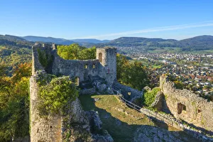 Castle ruin Dorneck, Dornach, Solothurn, Switzerland