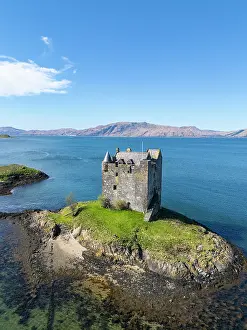 Ancient History Prints: Castle Stalker, Loch Laich, Port Appin, Scotland, UK