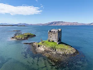 Ancient History Prints: Castle Stalker, Loch Laich, Port Appin, Scotland, UK