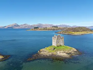 Ancient History Prints: Castle Stalker, Loch Laich, Port Appin, Scotland, UK