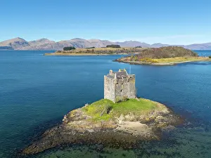 Ancient History Prints: Castle Stalker, Loch Laich, Port Appin, Scotland, UK