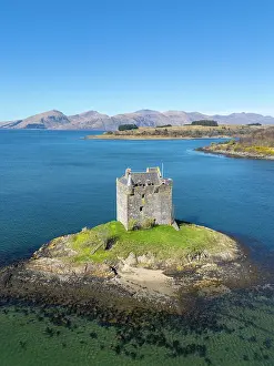 Ancient History Prints: Castle Stalker, Loch Laich, Port Appin, Scotland, UK