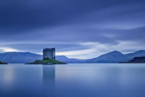 Castle Stalker on Loch Linnhe, Strathclyde Region, Scotland
