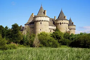 Bretagne Prints: Castle of Suscinio, Morbihan, Bretagne, Brittany, France