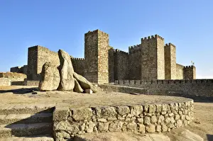 Historic City Prints: The castle of Trujillo dating back to the 9th-12th centuries stands at the highest