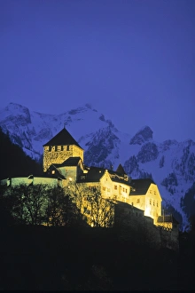 Liechtenstein Prints: Castle, Vaduz