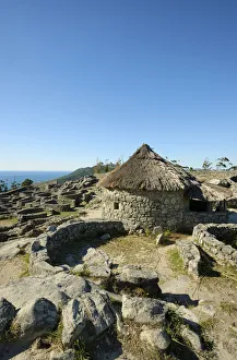 Images Dated 21st August 2017: Castro de Santa Tecla (Castro de Santa Trega in galician), dating back to the 1st
