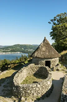 Images Dated 21st August 2017: Castro de Santa Tecla (Castro de Santa Trega in galician), dating back to the 1st