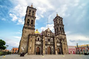 Visit Prints: Catedral Basilica de Puebla, Puebla, Puebla, Mexico