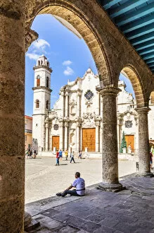 Images Dated 27th May 2020: Catedral de San Cristobal (otherwise known as Havana Cathedral), La Habana Vieja, Havana